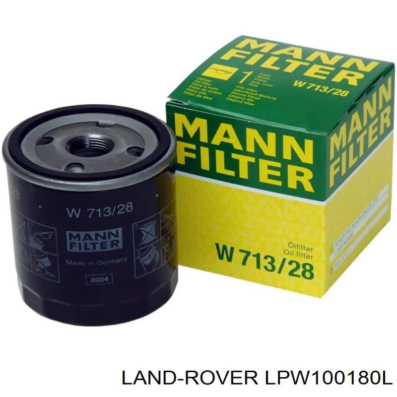 Do koszyka LPW100180L Land Rover Filtr oleju