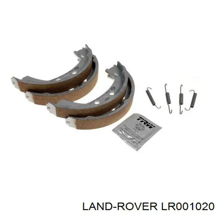 LR001020 Land Rover Klocki hamulcowe tylne bębnowe