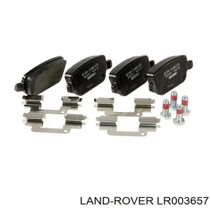 Okładziny (klocki) do hamulców tarczowych tylne Land Rover LR003657 cena, od 22,65 USD