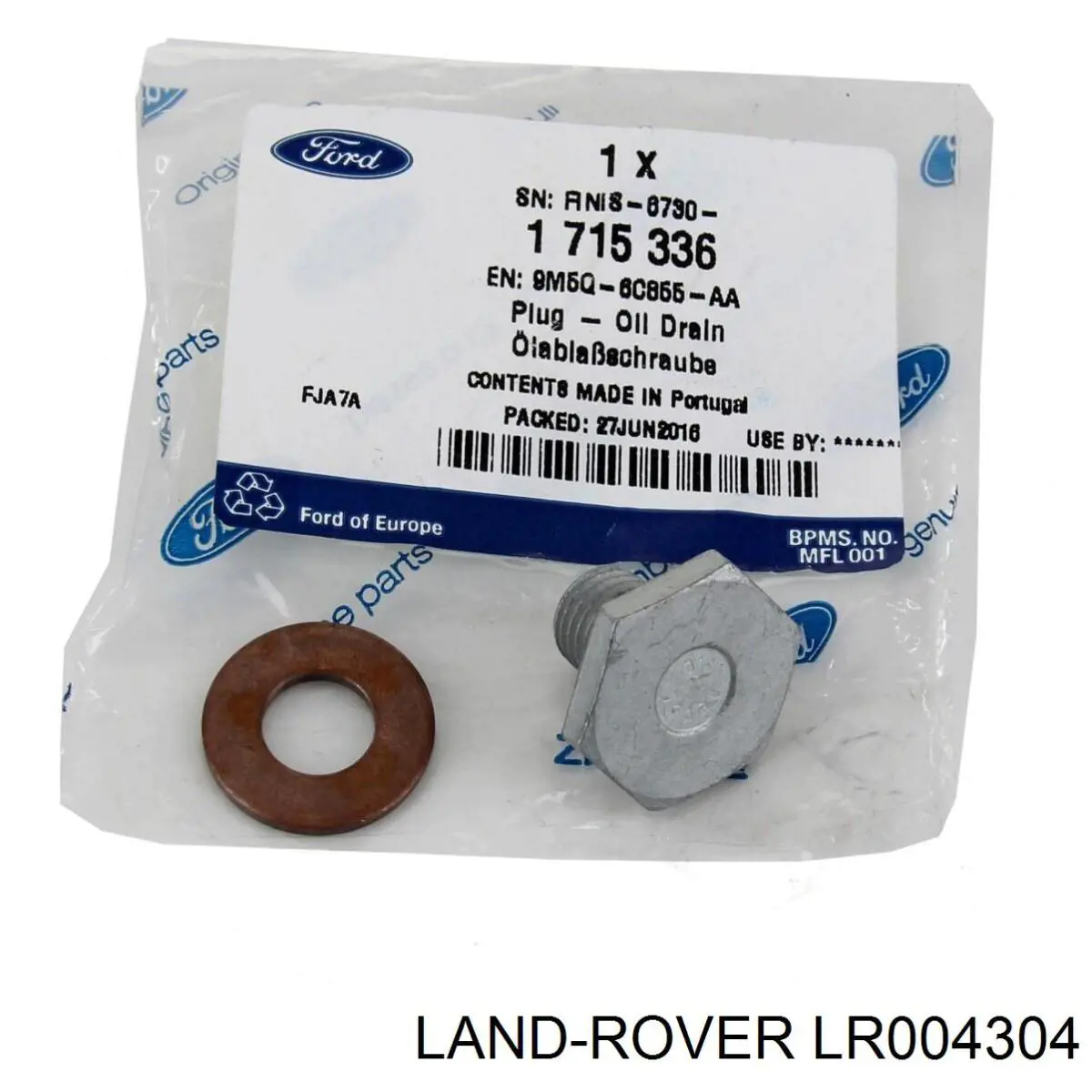 Do koszyka LR004304 Land Rover Korek miski olejowej silnika