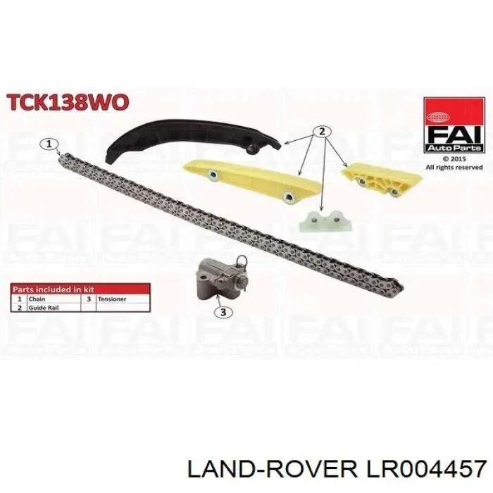 Do koszyka 1372807 Ford Tłumik drgań łańcucha rozrządu dolny