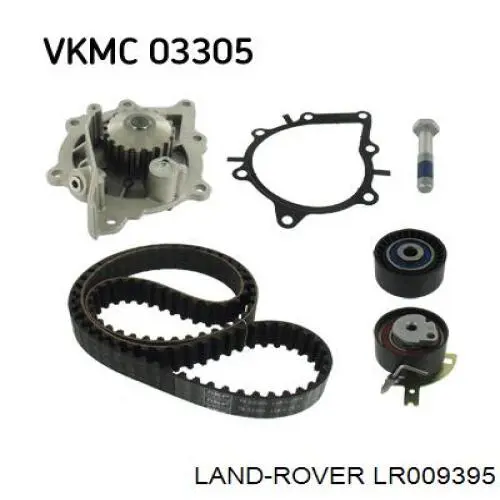 LR009395 Land Rover rolka napinacza paska rozrządu