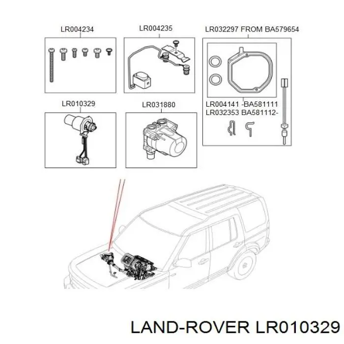 Palnik ogrzewacza autonomicznego Land Rover LR010329 cena, od 407,62 USD
