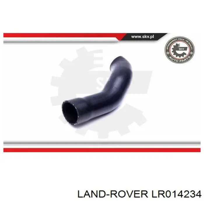 Przewód (króciec) intercoolera Land Rover LR014234 cena, od 36,45 USD