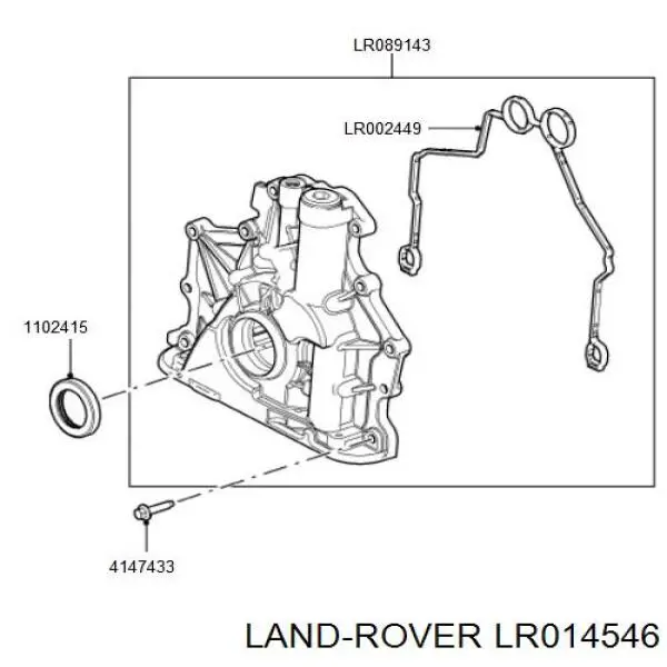 Pompa oleju do Land Rover Range Rover III L322