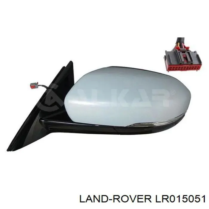 LR015051 Land Rover Silniczek soczewki lusterka wstecznego lewego