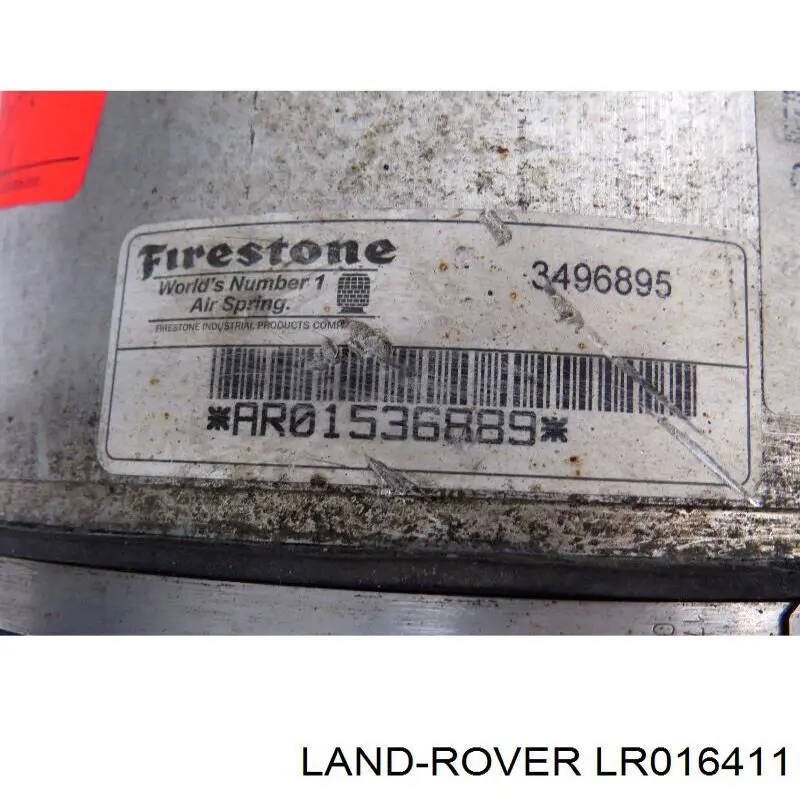 Do koszyka LR016411 Land Rover Poduszka pneumatyczna (resor pneumatyczny) mostu tylnego