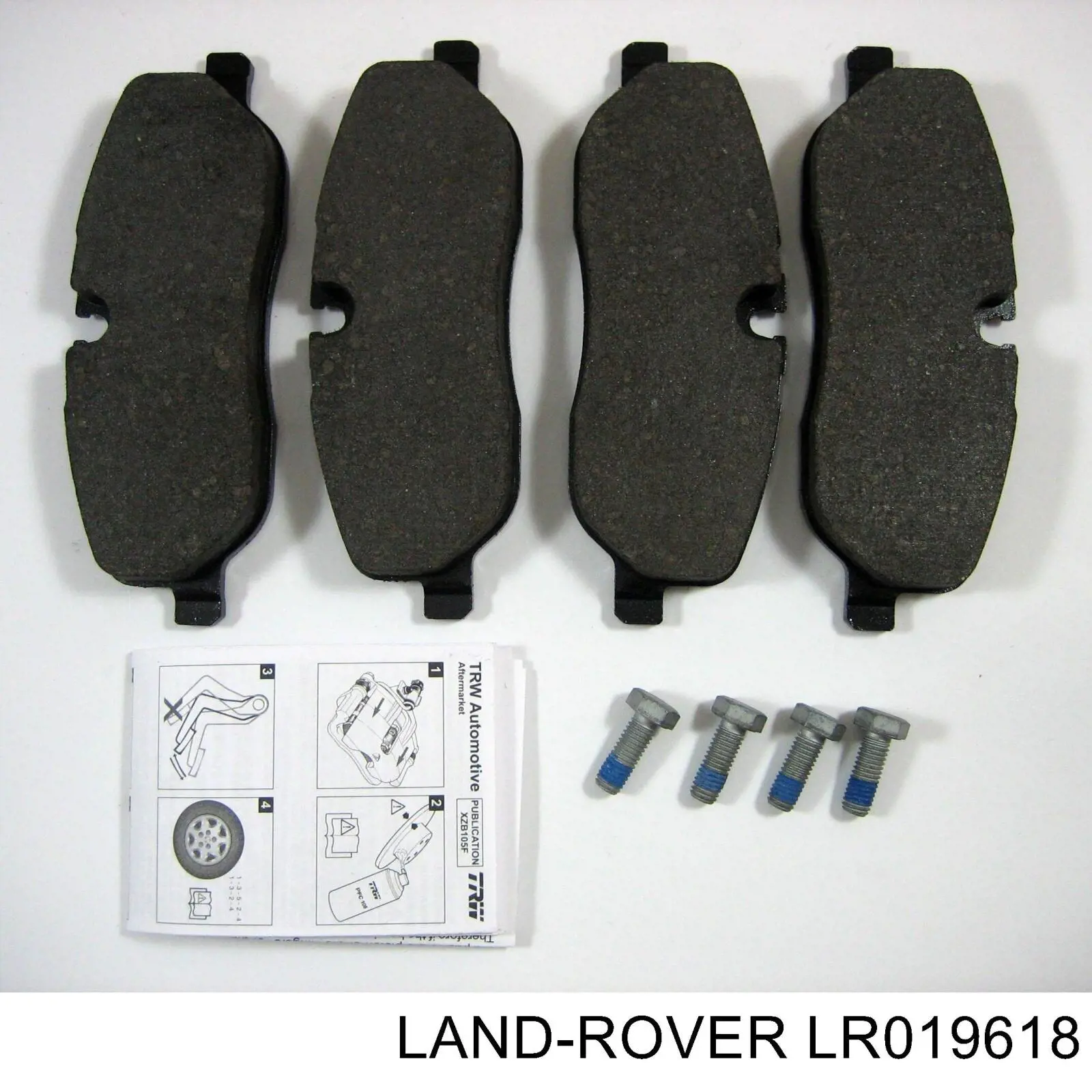 Klocki hamulcowe przednie tarczowe Land Rover LR019618 cena, od 31,13 USD
