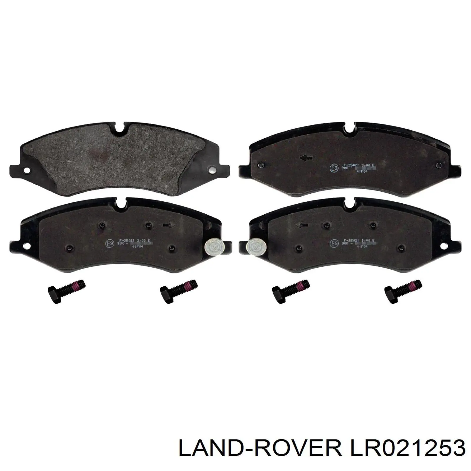 LR021253 Land Rover Klocki hamulcowe przednie tarczowe