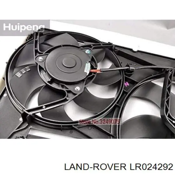 LR024292 Land Rover Dyfuzor chłodnicy, w komplecie z silnikiem i wirnikiem