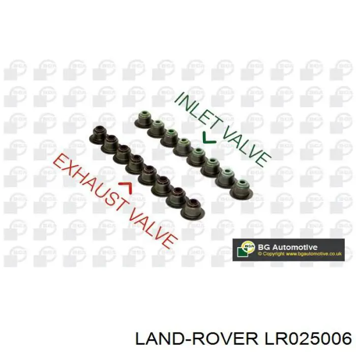 Uszczelniacz zaworu wylotowego Land Rover LR025006 cena, od 4,41 USD