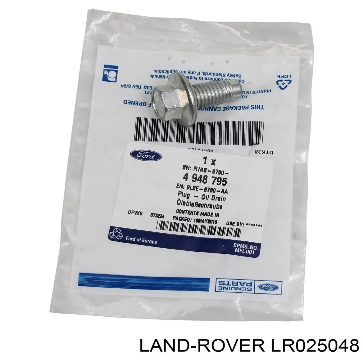 LR025048 Land Rover Korek miski olejowej silnika