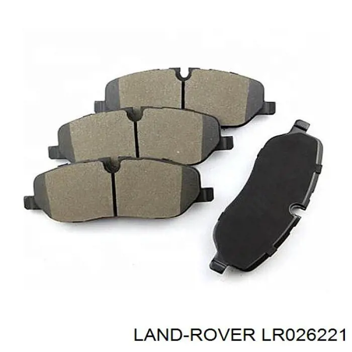 Klocki hamulcowe przednie tarczowe Land Rover LR026221 cena, od 48,69 USD