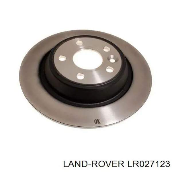 Do koszyka LR027123 Land Rover Tarcza hamulcowa tylna