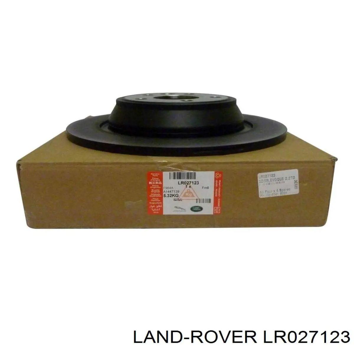 Tarcza hamulcowa tylna LR027123 Land Rover