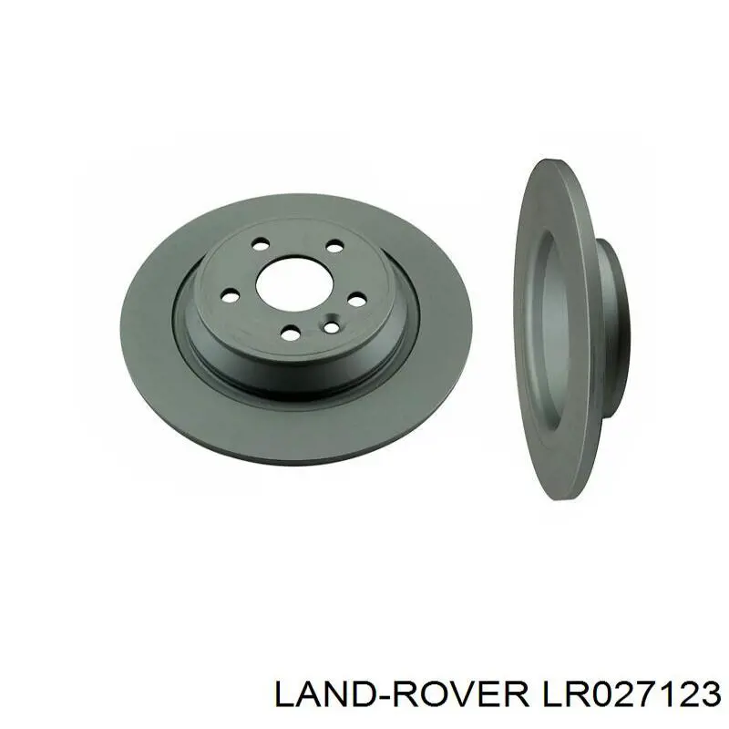 LR027123 Land Rover Tarcza hamulcowa tylna