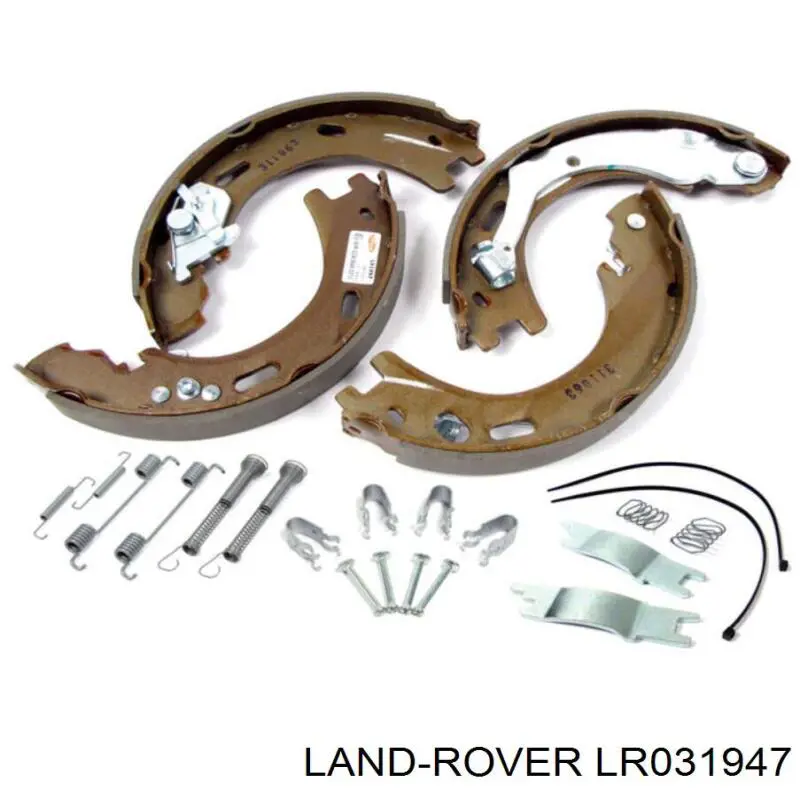 LR031947 Land Rover Klocki hamulca ręcznego