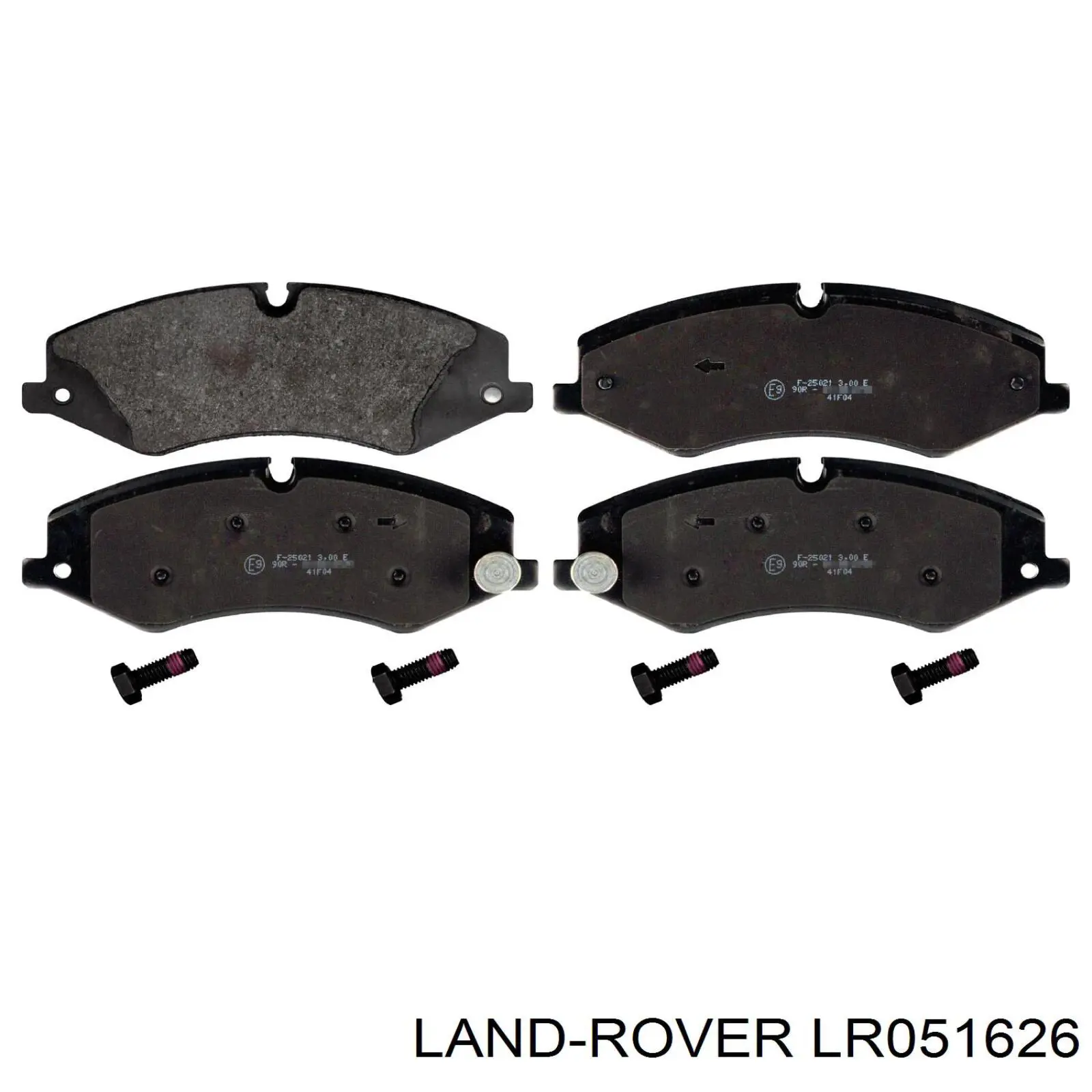 Do koszyka LR051626 Land Rover Klocki hamulcowe przednie tarczowe