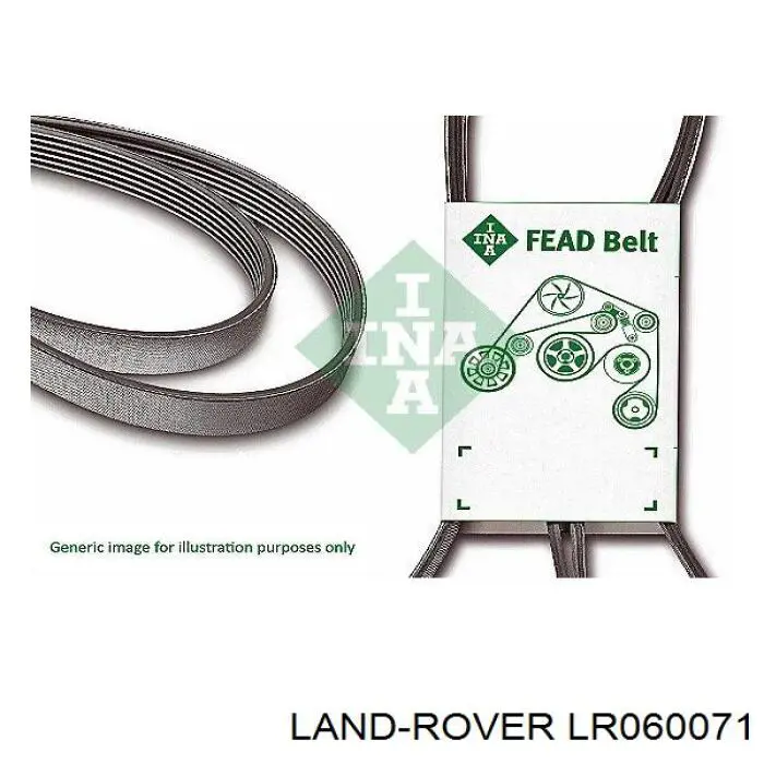 LR060071 Land Rover pas napędowy mechanizmów