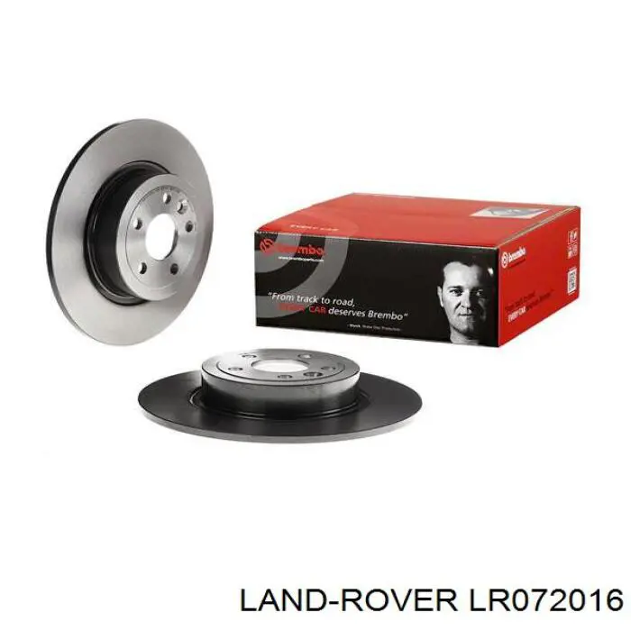 LR072016 Land Rover Tarcza hamulcowa tylna