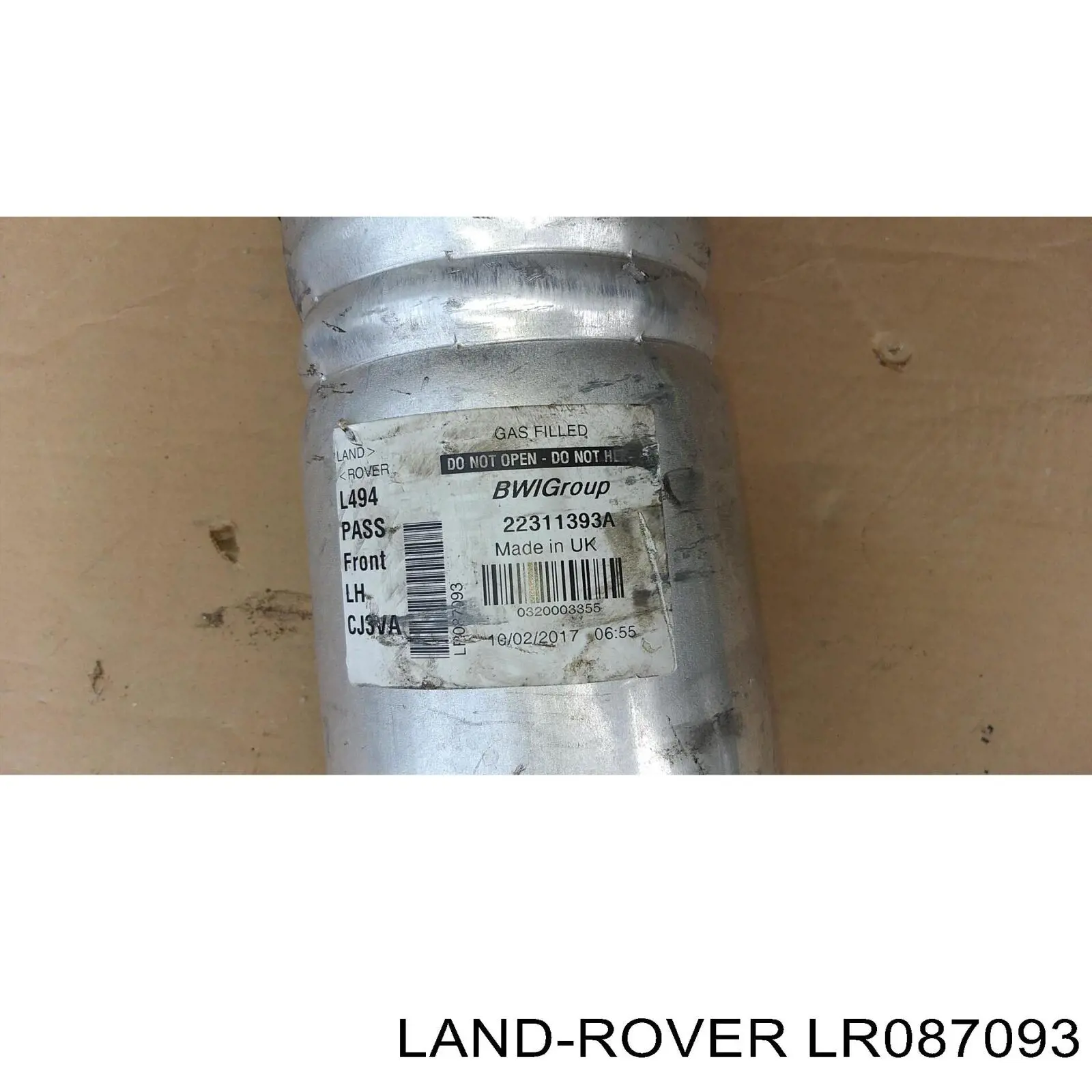 Do koszyka LR087093 Land Rover Amortyzator przedni lewy