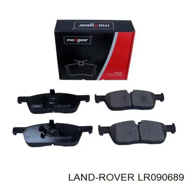 Klocki hamulcowe przednie tarczowe Land Rover LR090689 cena, od 54,37 USD
