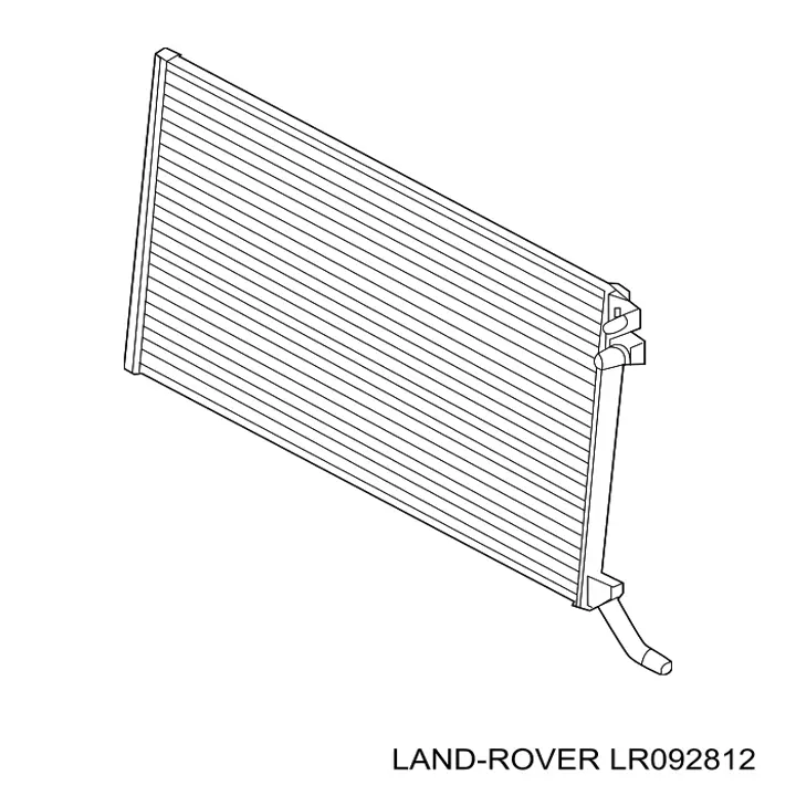 LR092812 Land Rover Chłodnica silnika dodatkowa