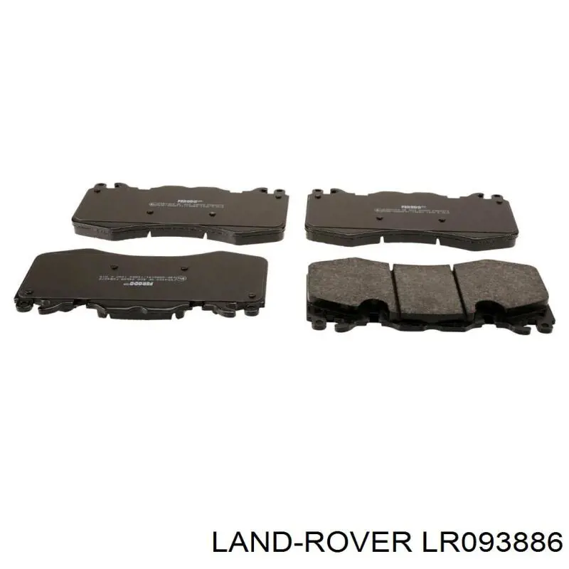 Klocki hamulcowe przednie tarczowe Land Rover LR093886 cena, od 48,18 USD