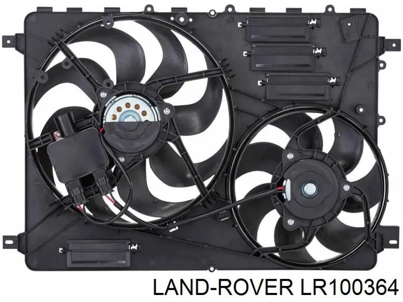 LR100364 Land Rover Dyfuzor chłodnicy, w komplecie z silnikiem i wirnikiem