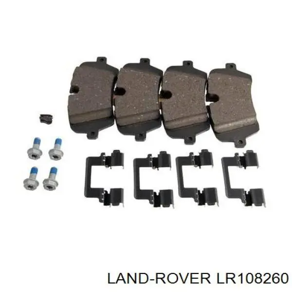 Okładziny (klocki) do hamulców tarczowych tylne Land Rover LR108260 cena, od 34,25 USD