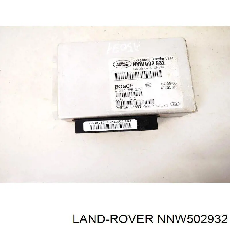 Sterownik skrzyni rozdzielczej Land Rover NNW502932 cena, od 173,66 USD