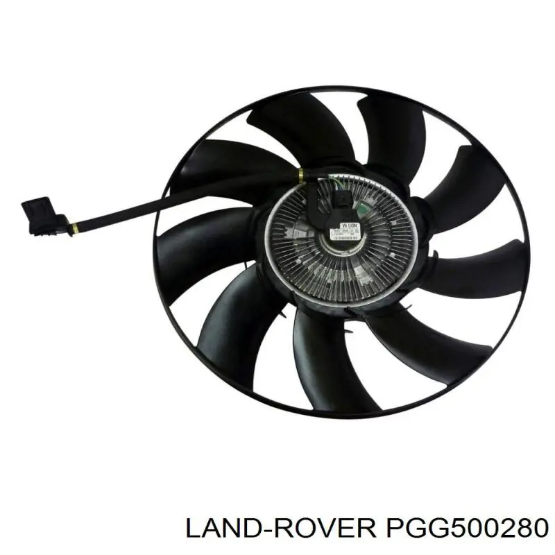 Do koszyka PGG500280 Land Rover Wentylator elektryczny układu chłodzenia kompletny (silnik+wirnik)