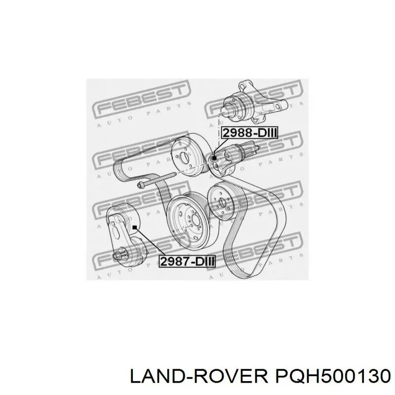 PQH500130 Land Rover Napinacz paska napędowego