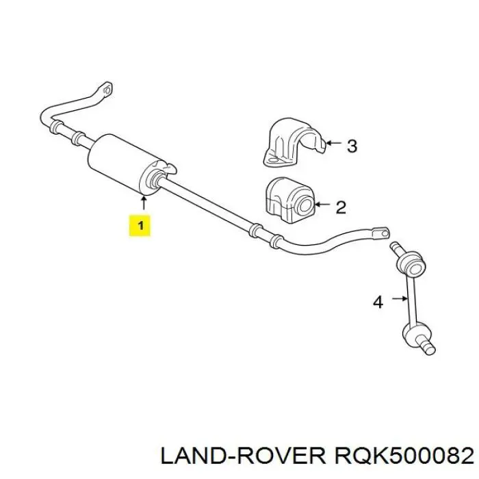 Stabilizator tylny Land Rover LR024073 cena, od 1964,10 USD