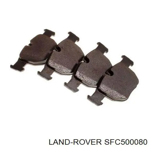 Do koszyka SFC500080 Land Rover Klocki hamulcowe przednie tarczowe