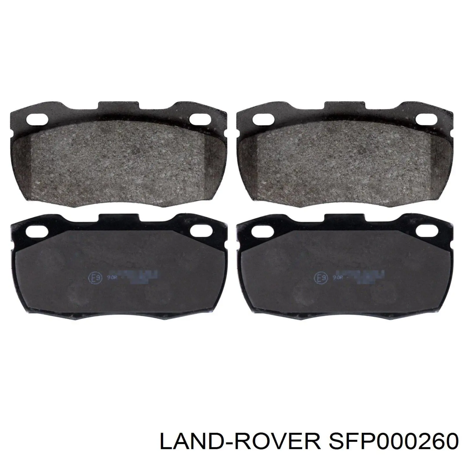 Klocki hamulcowe przednie tarczowe Land Rover SFP000260 cena, od 27,65 USD