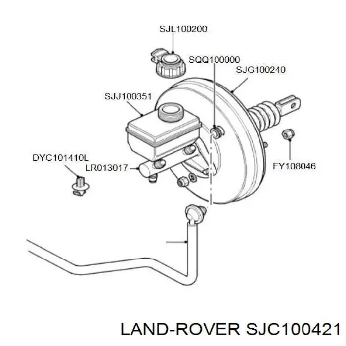Do koszyka LM80500 Delphi Główny cylinder hamulców