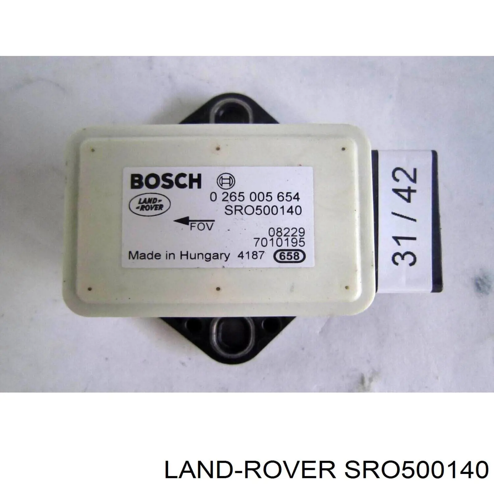 Czujnik przyśpieszenia poprzecznego (ESP) Land Rover SRO500140 cena, od 54,50 USD
