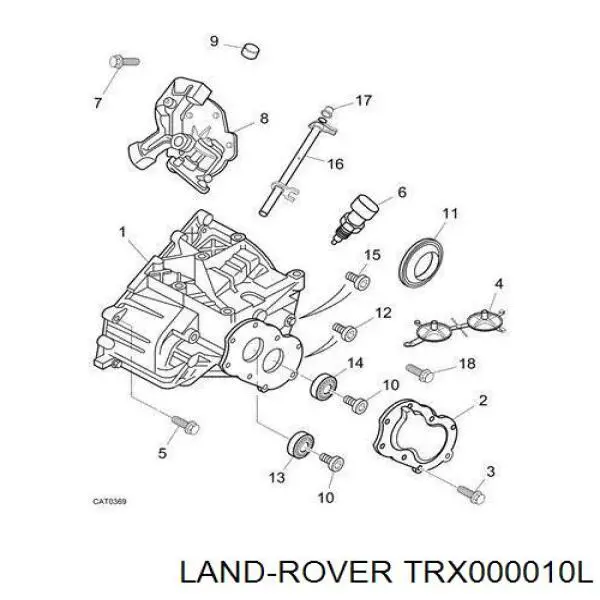 Uszczelniacz automatycznej/mechanicznej skrzyni biegów (wału głównego) Land Rover TRX000010L cena, od 19,87 USD
