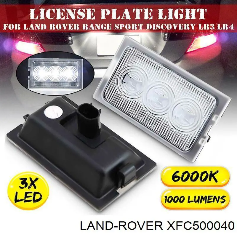 Lampa oświetlenia tylnej tablicy rejestracyjnej Land Rover XFC500040 cena, od 27,35 USD