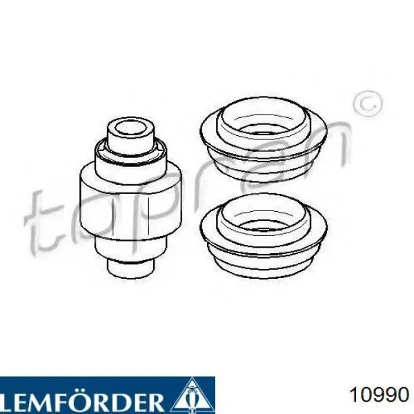 Do koszyka 10990 Lemforder Silentblock przedniego wahacza dolnego