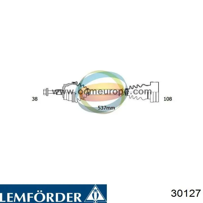 30127 Lemforder Osłona mechanizmu kierowniczego (maglownicy)