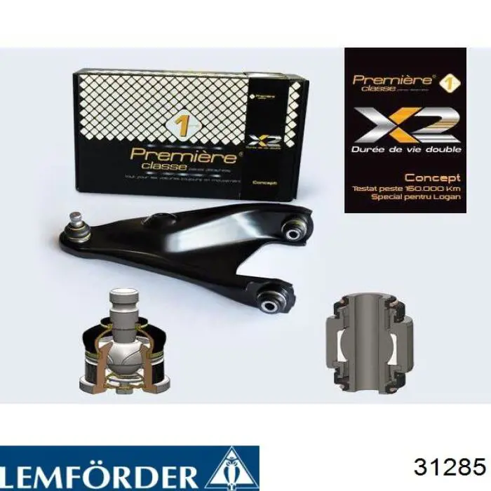 Do koszyka 31285 Lemforder Silentblock tylnej belki