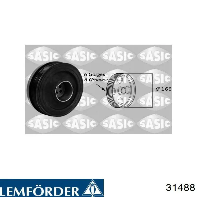 31488 Lemforder Poduszka amortyzatora przedniego