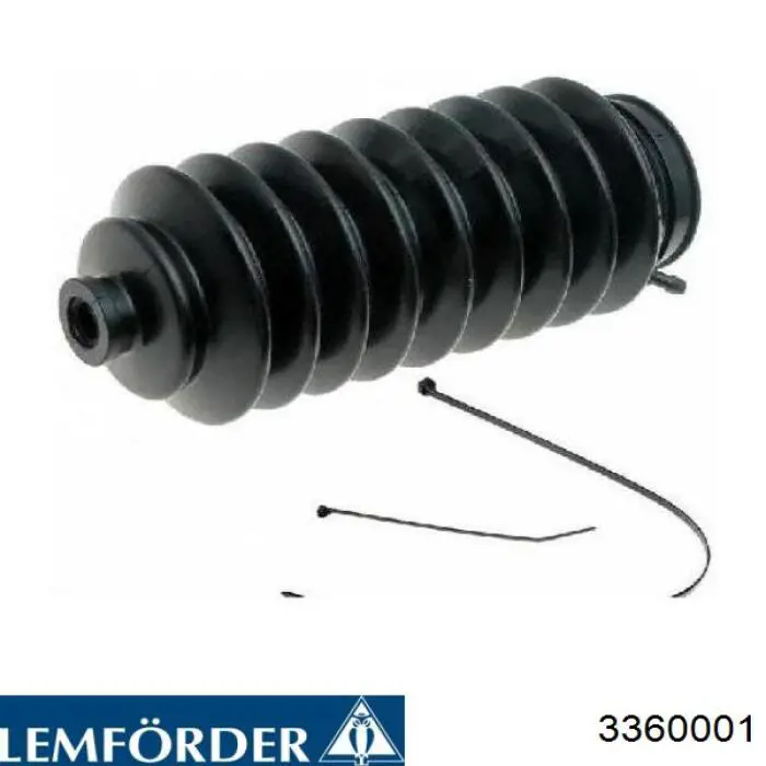 Do koszyka 3360001 Lemforder Osłona mechanizmu kierowniczego (maglownicy)