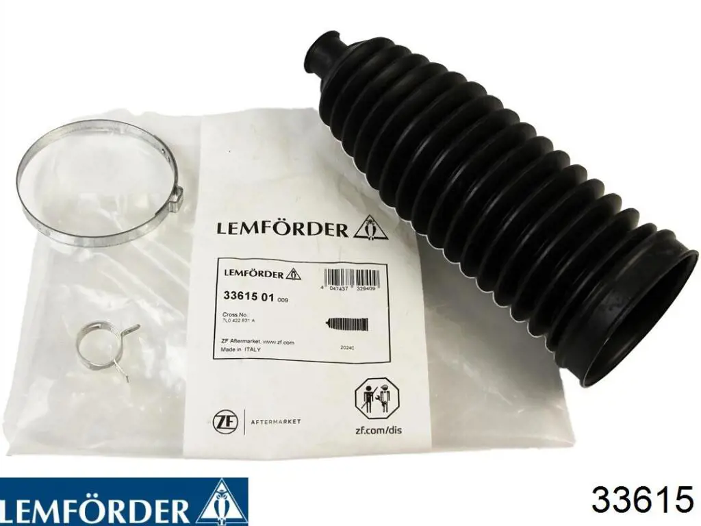 Osłona mechanizmu kierowniczego (maglownicy) Lemforder 33615 cena, od 9,13 USD