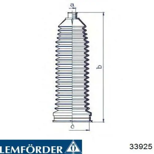 Do koszyka 33925 Lemforder Osłona mechanizmu kierowniczego (maglownicy)
