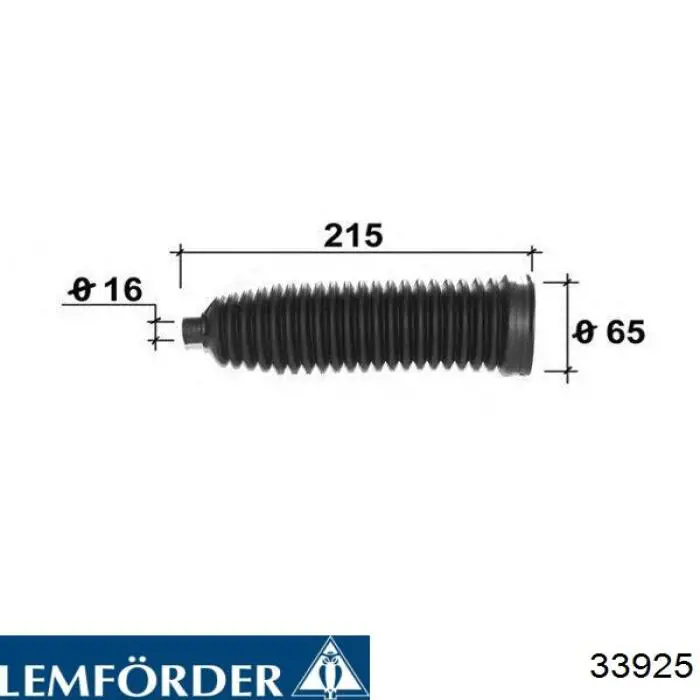 Osłona mechanizmu kierowniczego (maglownicy) Lemforder 33925 cena, od 7,60 USD