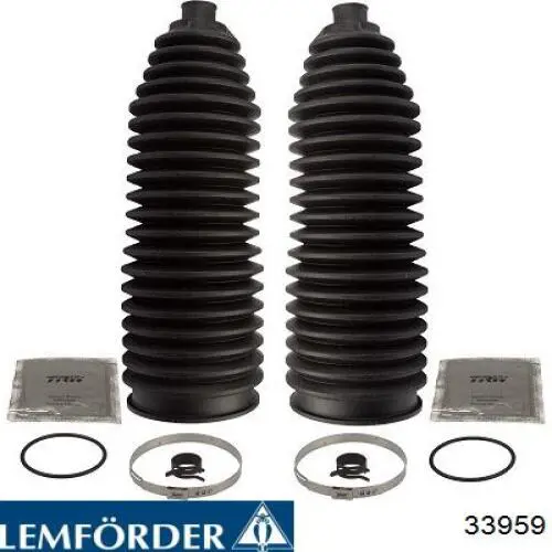 Osłona mechanizmu kierowniczego (maglownicy) Lemforder 33959 cena, od 12,66 USD