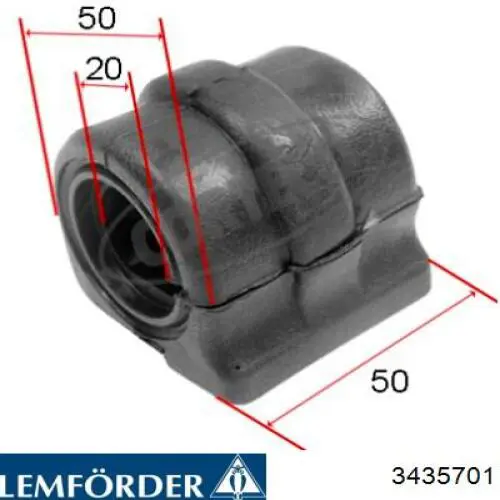 Wahacz zawieszenia przedniego dolny prawy 34357 Lemforder